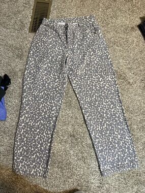 wild fable Gray and Cream Leopard Print Pants